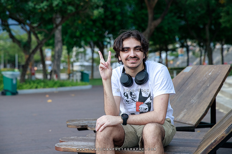 Music photoshoot session with Zaid at Stadium Riverside Walk