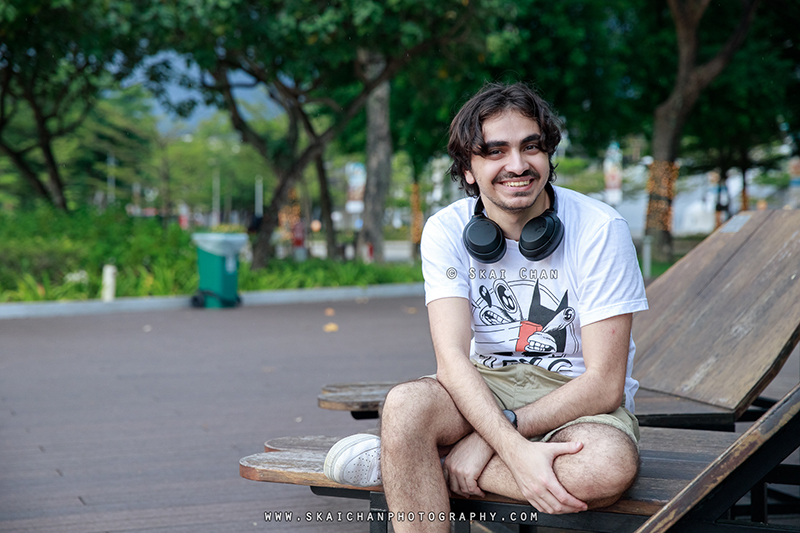 Music photoshoot session with Zaid at Stadium Riverside Walk
