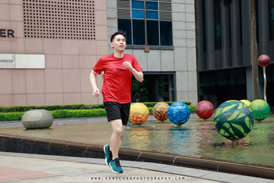 Outdoor Jogging Photoshoot - Michael @ Robinson Road