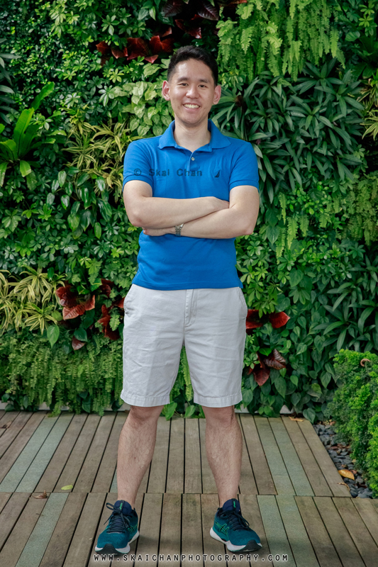 Men's vacation photoshoot session with Michael @ swimming pool, Dao by Dorsett (hotel)