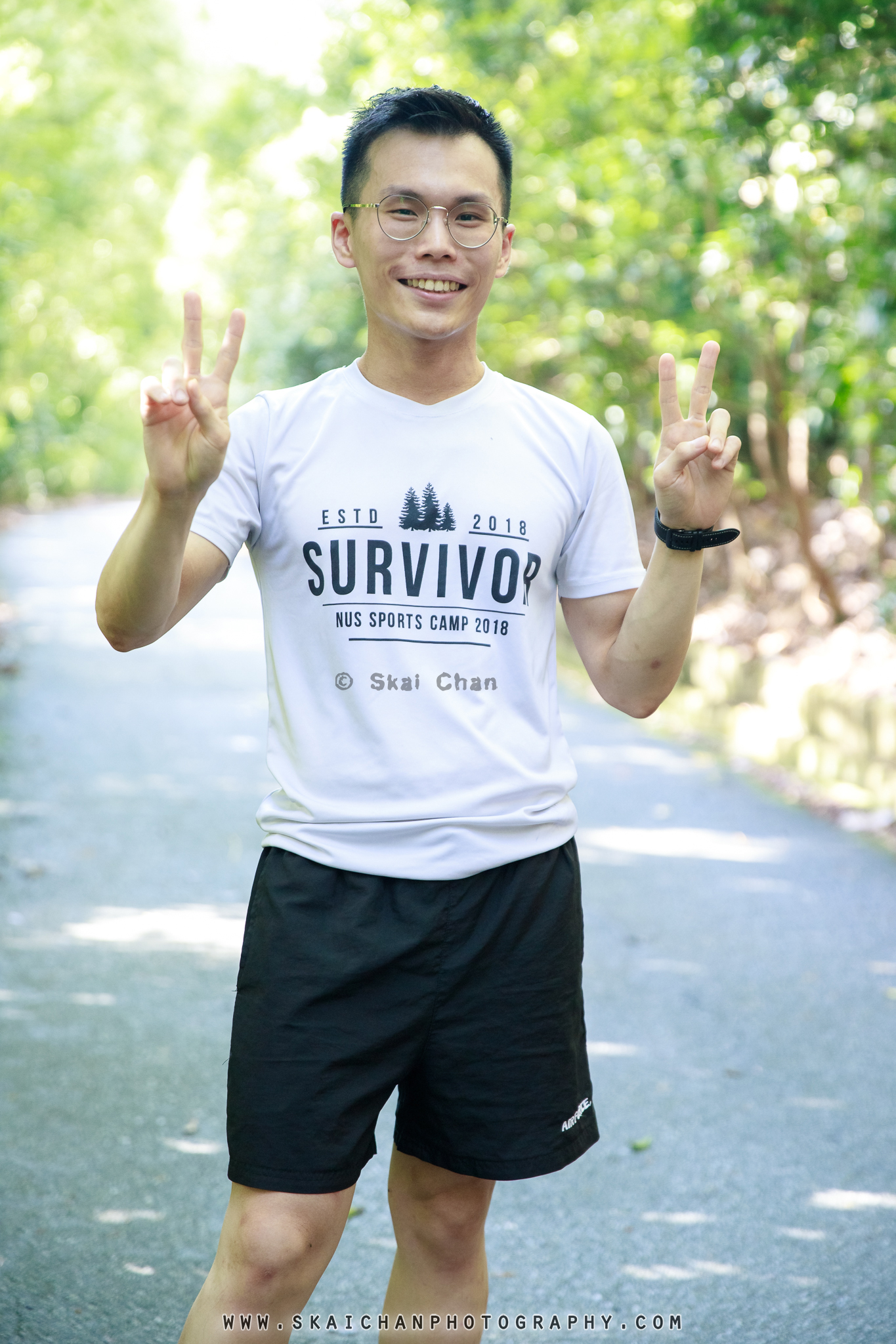 Hiking photoshoot session with Michael Tan at Singapore Botanic Gardens