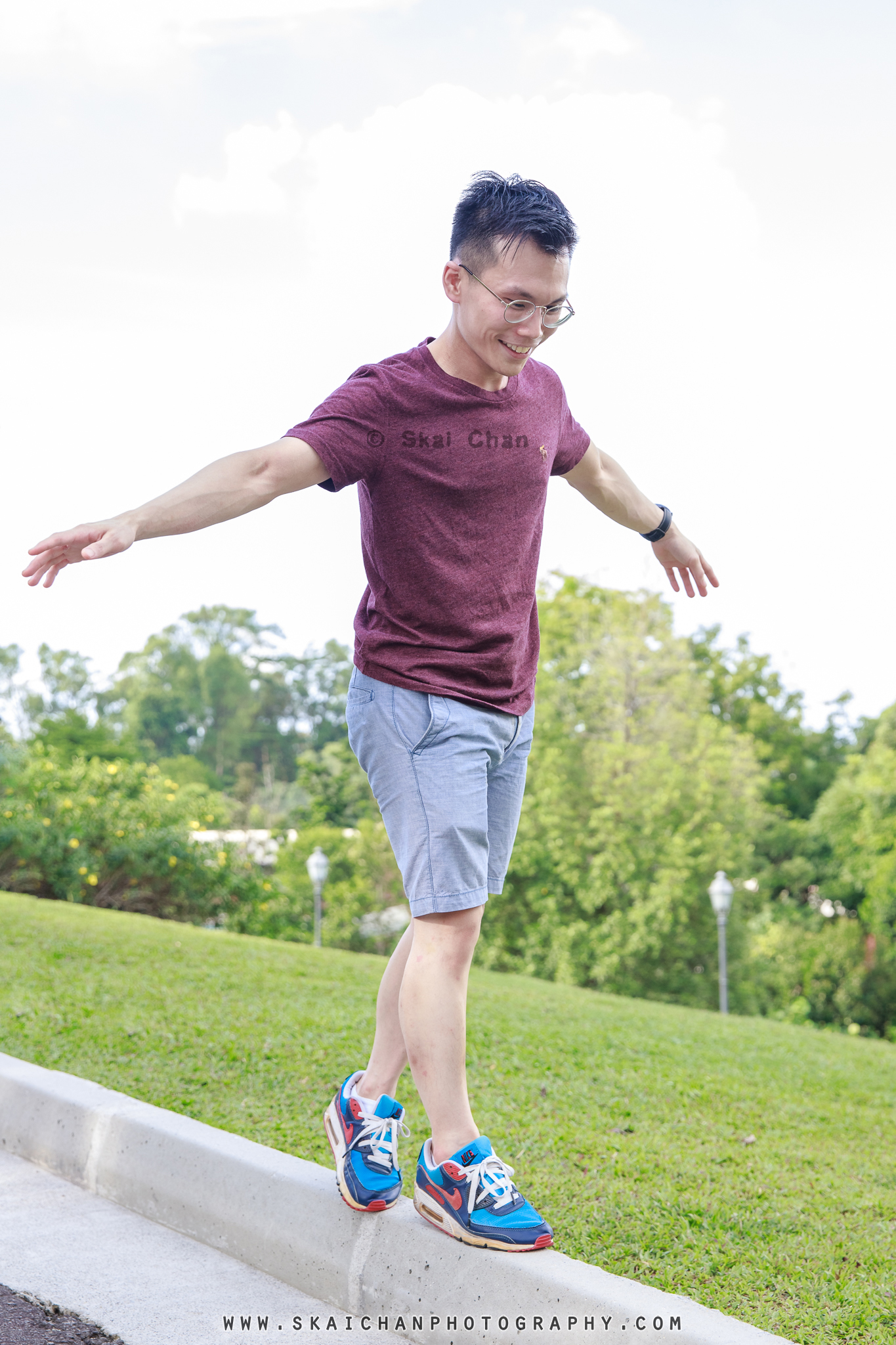 Lifestyle personality photoshoot session with Michael Tan at Forest Discovery Centre