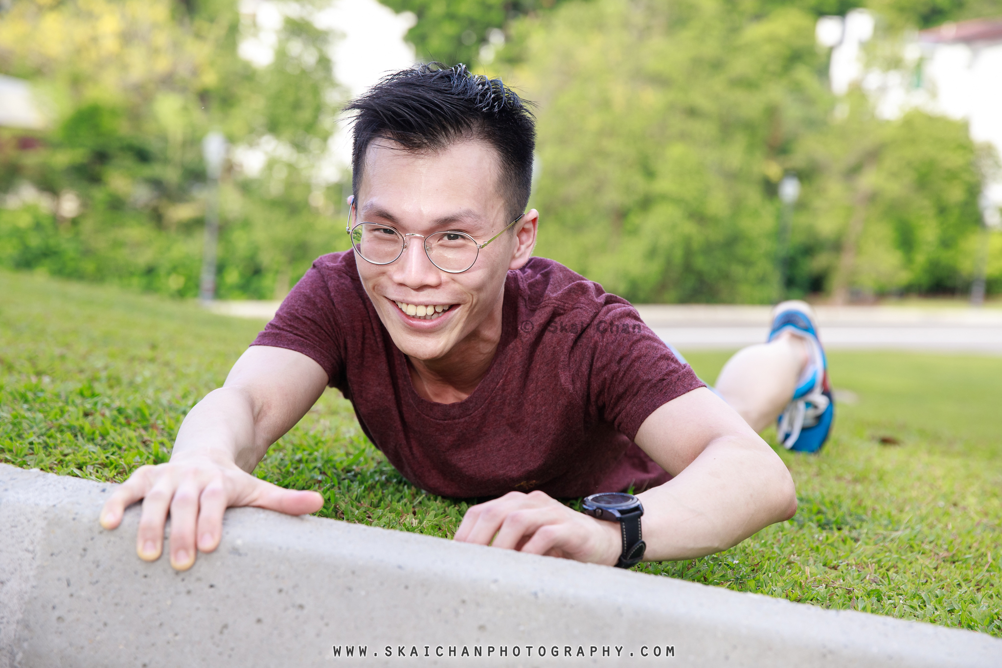Lifestyle personality photoshoot session with Michael Tan at Forest Discovery Centre