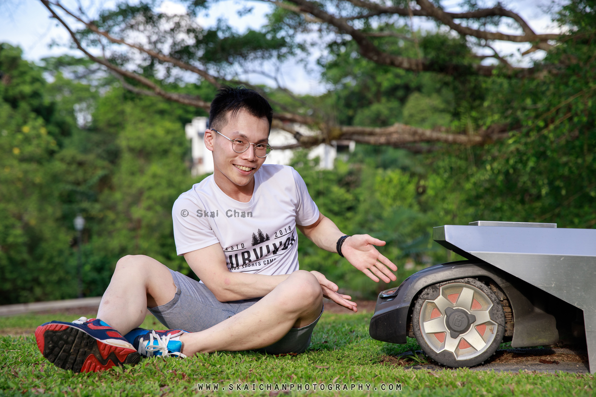 Lifestyle personality photoshoot session with Michael Tan at Forest Discovery Centre