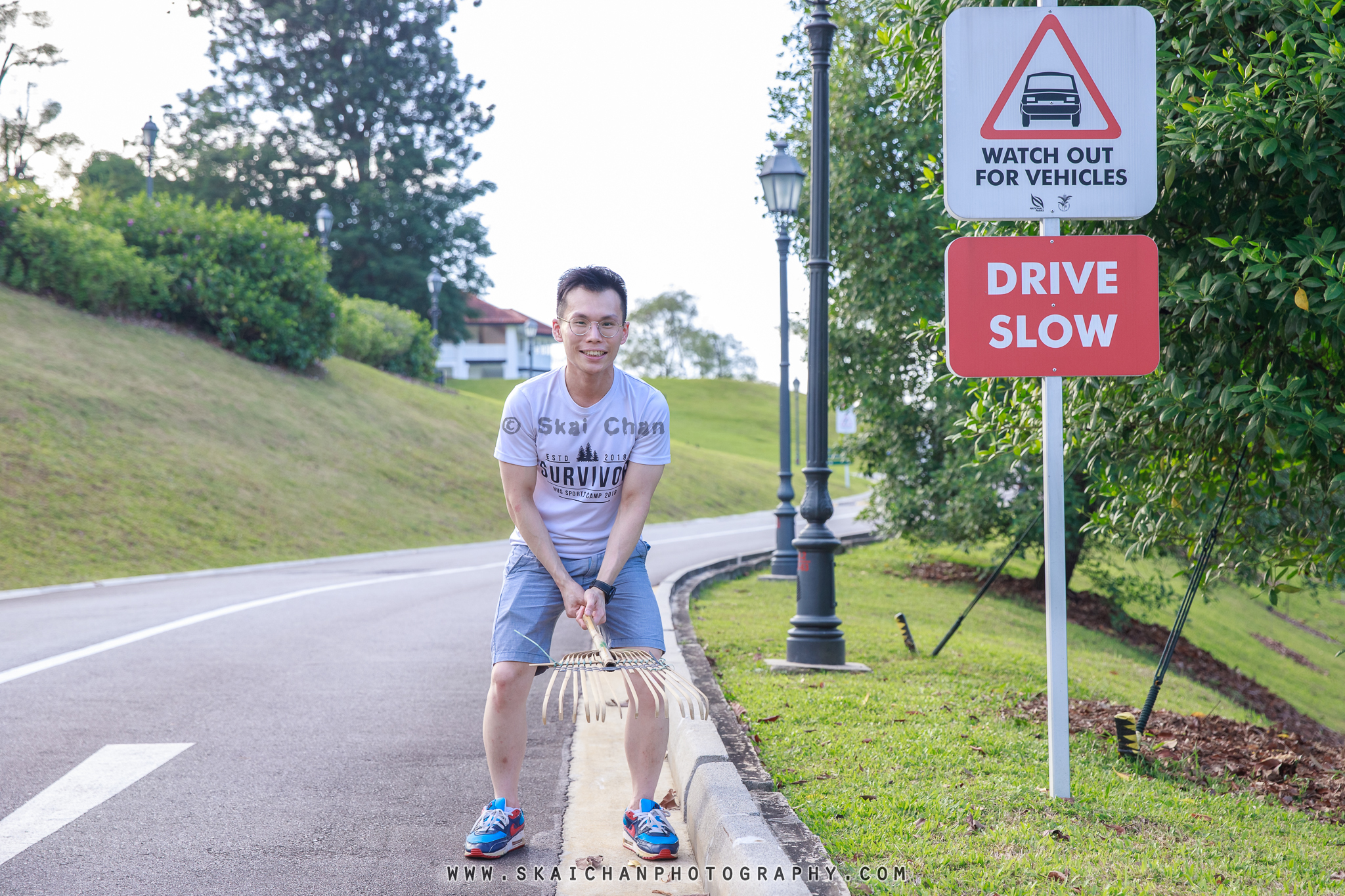 Lifestyle personality photoshoot session with Michael Tan at Forest Discovery Centre