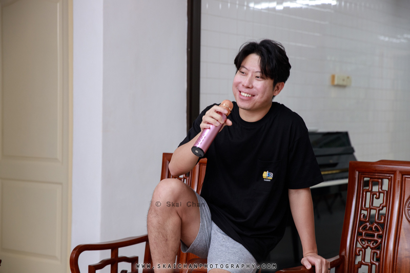 Music singing photoshoot session with Jun Hao @ Home