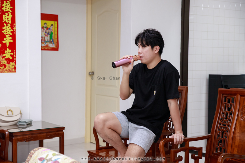 Music singing photoshoot session with Jun Hao @ Home