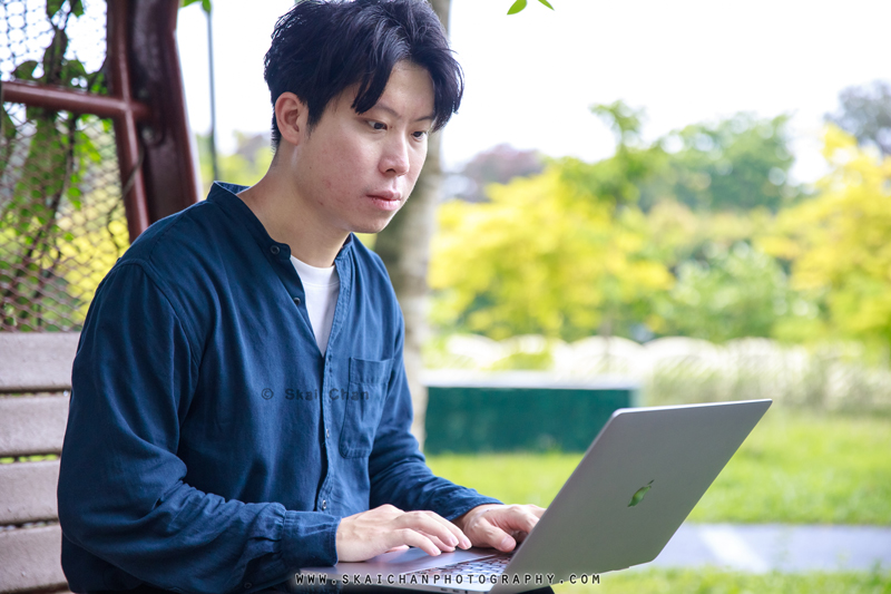 Lifestyle photoshoot session with Jun Hao @ Ang Mo Kio Ave 3 Park