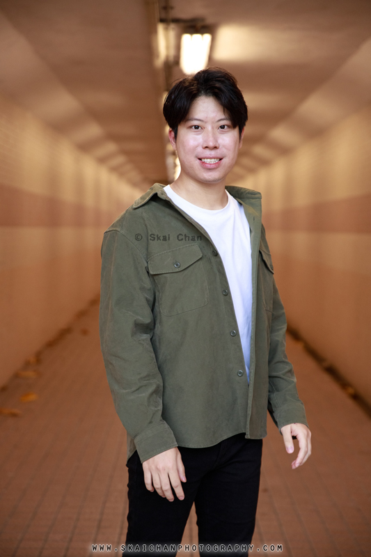 Men's fashion photoshoot session with Jun Hao @ Underpass