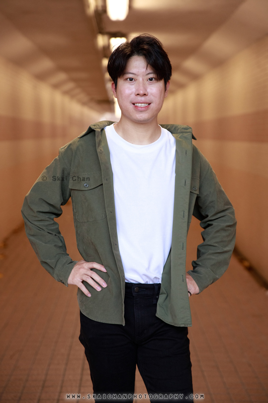 Men's fashion photoshoot session with Jun Hao @ Underpass