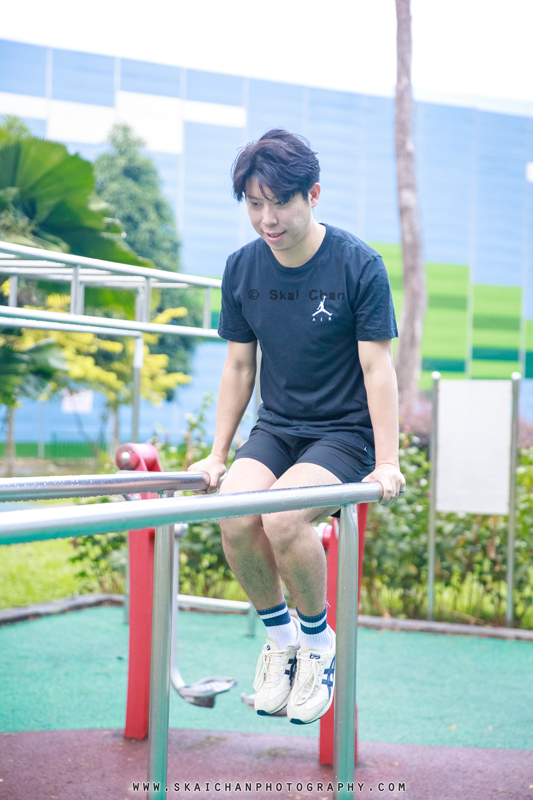 Fitness photoshoot session with Jun Hao @ Ang Mo Kio Ave 3 Park