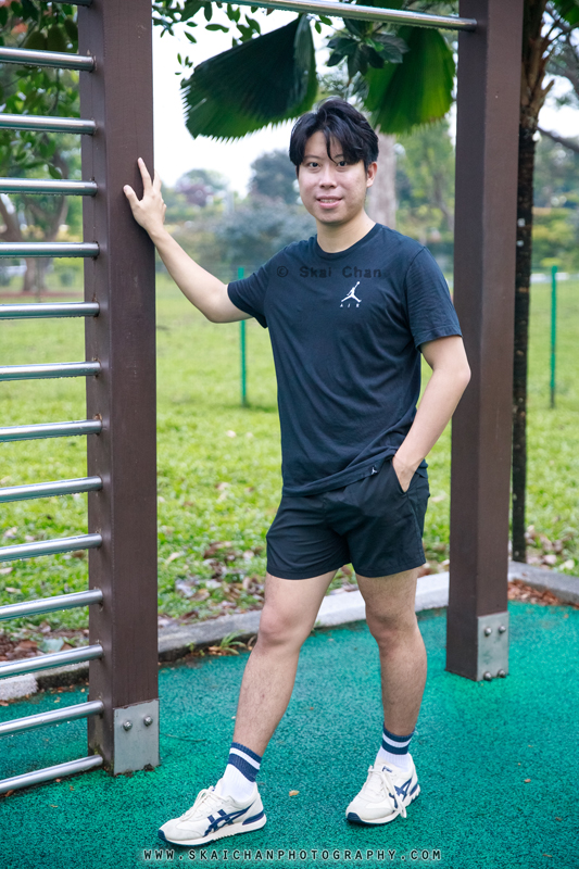 Fitness photoshoot session with Jun Hao @ Ang Mo Kio Ave 3 Park