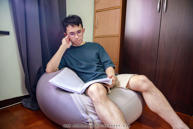 Lifestyle studying photoshoot session with Tai Jia Le @ Home