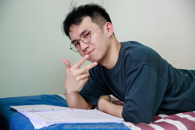 Lifestyle studying photoshoot session with Tai Jia Le @ Home