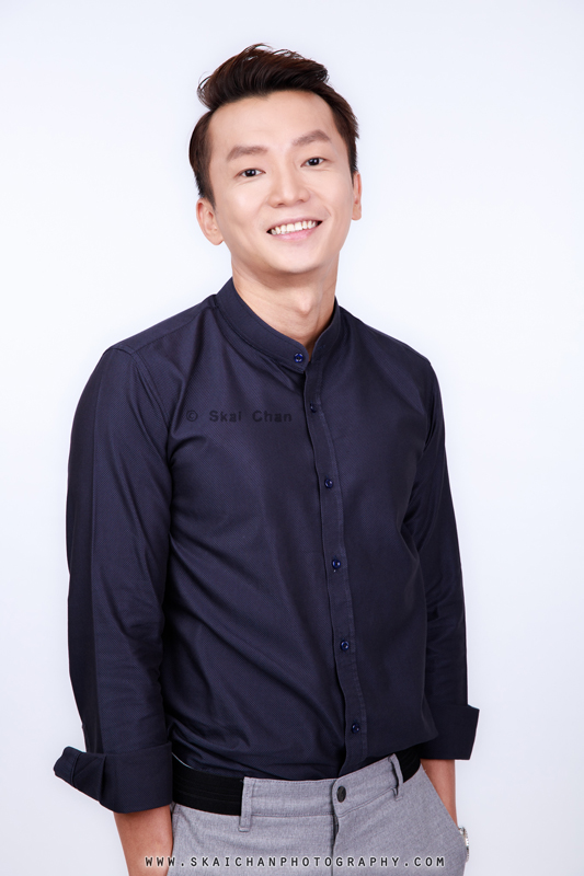 Corporate headshot studio photoshoot session with Wayne Wang at Tengah (photography studio)