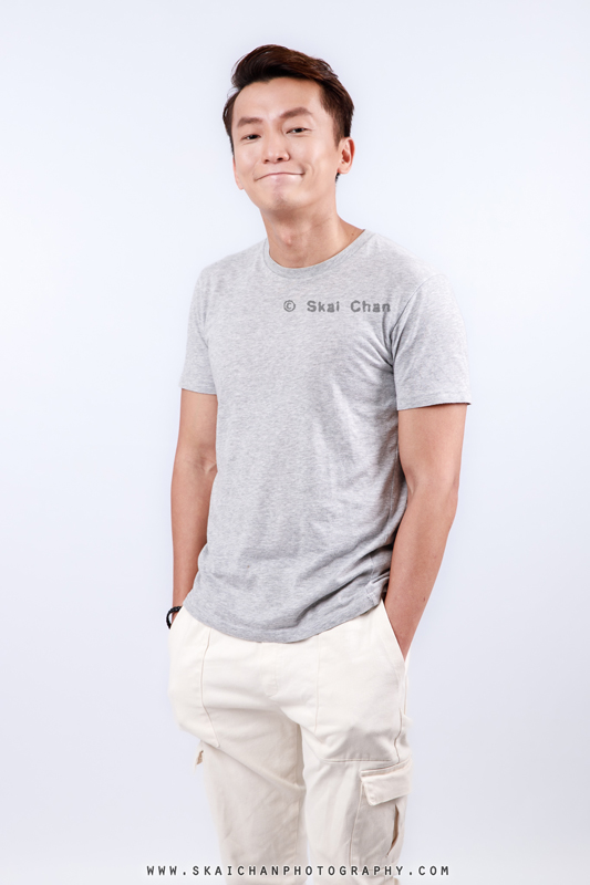 Men's Fashion studio photoshoot session with Wayne Wang at Tengah (photography studio)