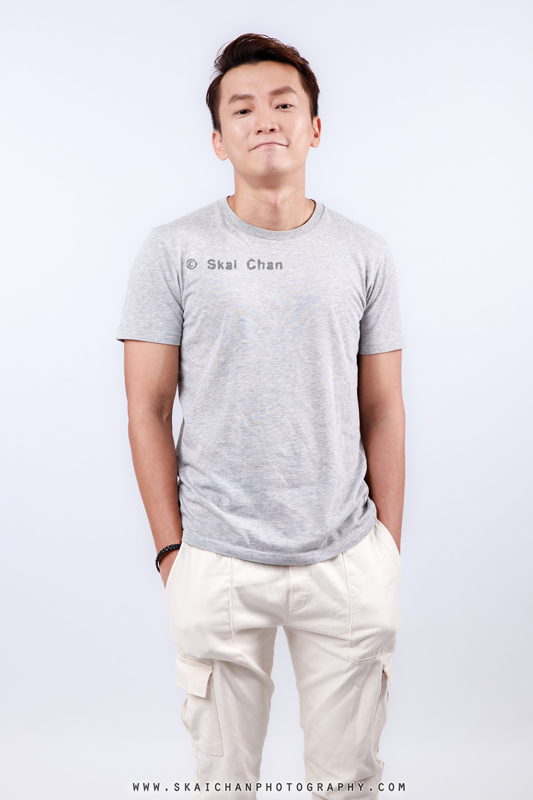 Men's Fashion studio photoshoot session with Wayne Wang at Tengah (photography studio)