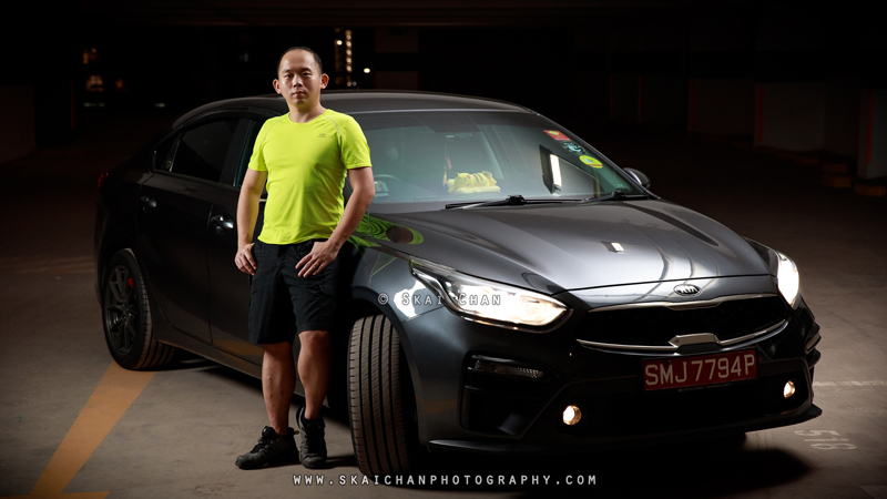 Night car photoshoot session with Yonghao at Carpark