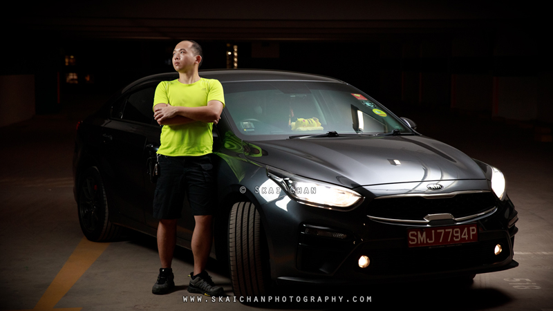 Night car photoshoot session with Yonghao at Carpark
