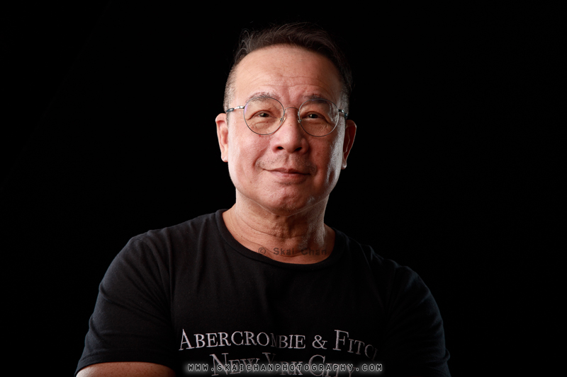 Headshot studio photoshoot session with Andy at Tengah (photography studio)