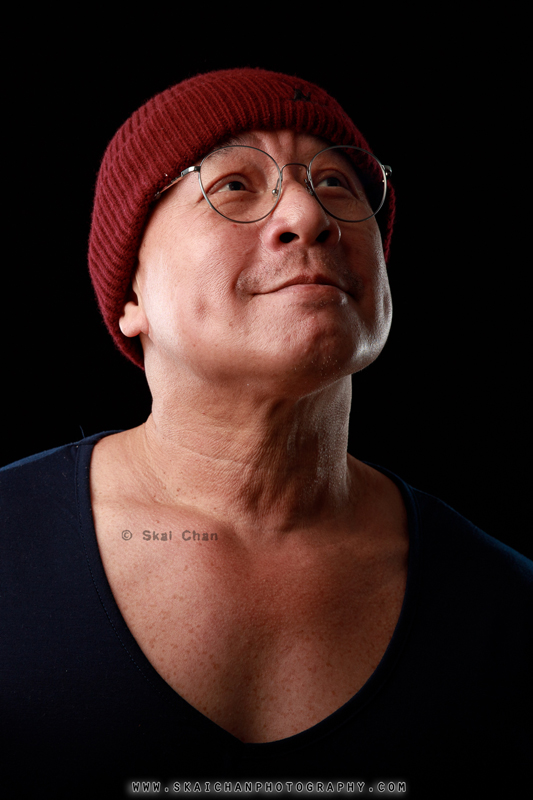 Headshot studio photoshoot session with Andy at Tengah (photography studio)