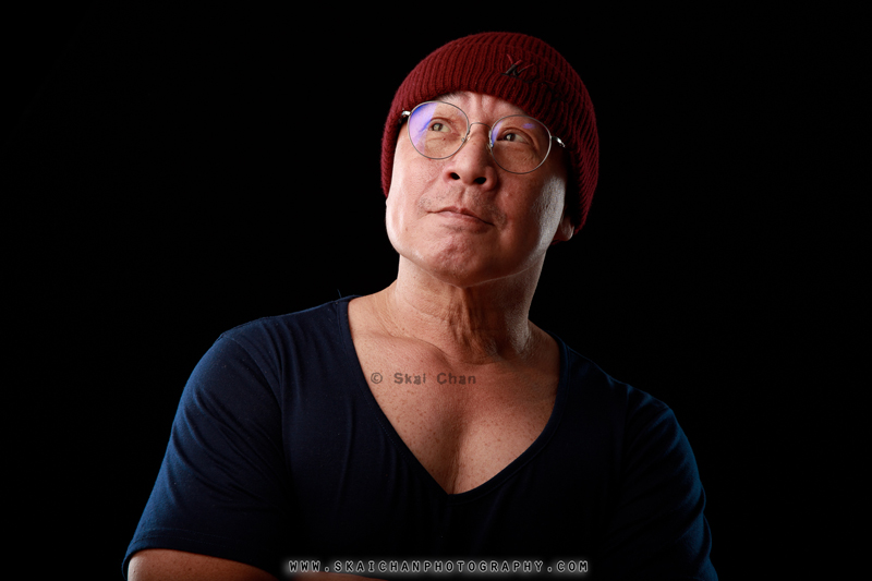 Headshot studio photoshoot session with Andy at Tengah (photography studio)