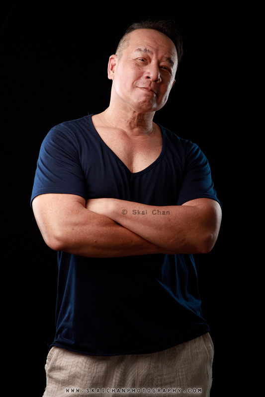 Men's Fashion studio photoshoot session with Andy at Tengah (photography studio)