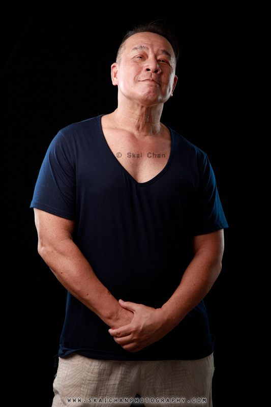 Men's Fashion studio photoshoot session with Andy at Tengah (photography studio)