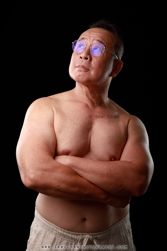 Fitness studio photoshoot session with Andy at Tengah (photography studio)