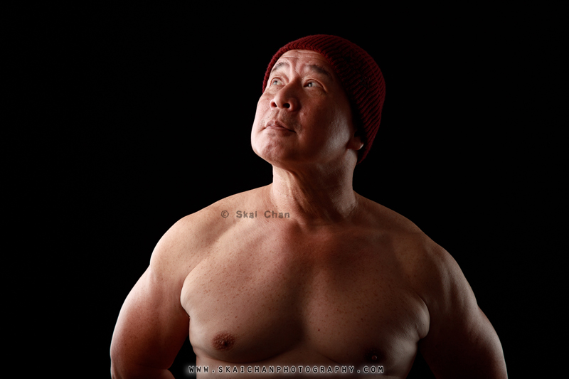 Fitness studio photoshoot session with Andy at Tengah (photography studio)