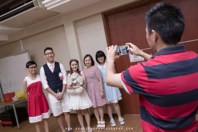 the wedding photographer