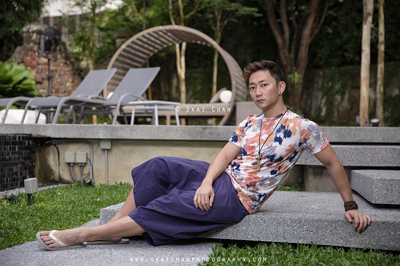 Professional men's fashion photographer in Singapore