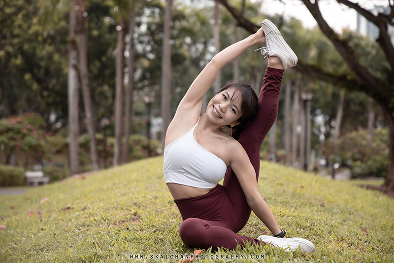 Professional yoga photographer in Singapore