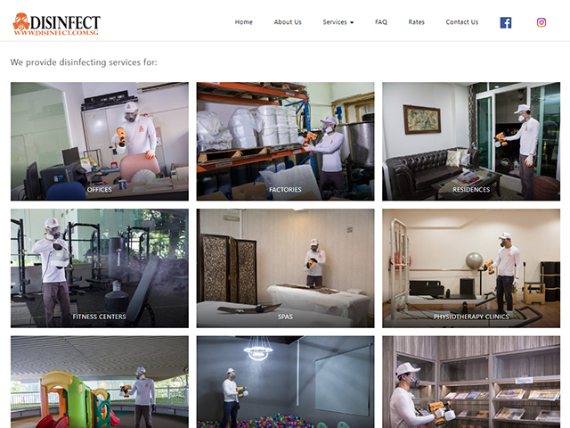 commercial shoot for disinfect