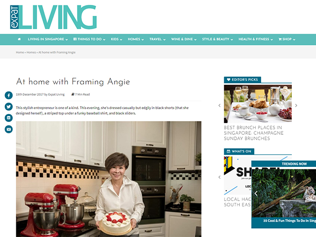 commercial shoot for framing angie for expat living