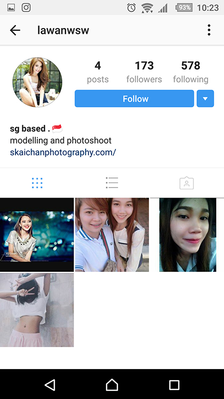 Instagram impersonation - appletikat_ / lawanwsw