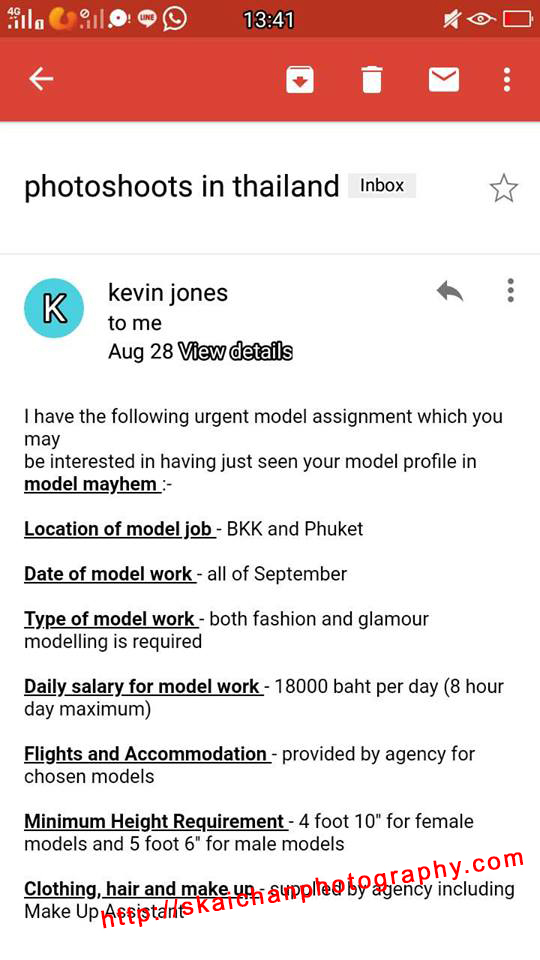 Impersonation of photographer - Kevin Jones