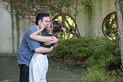 surprise proposal in garden